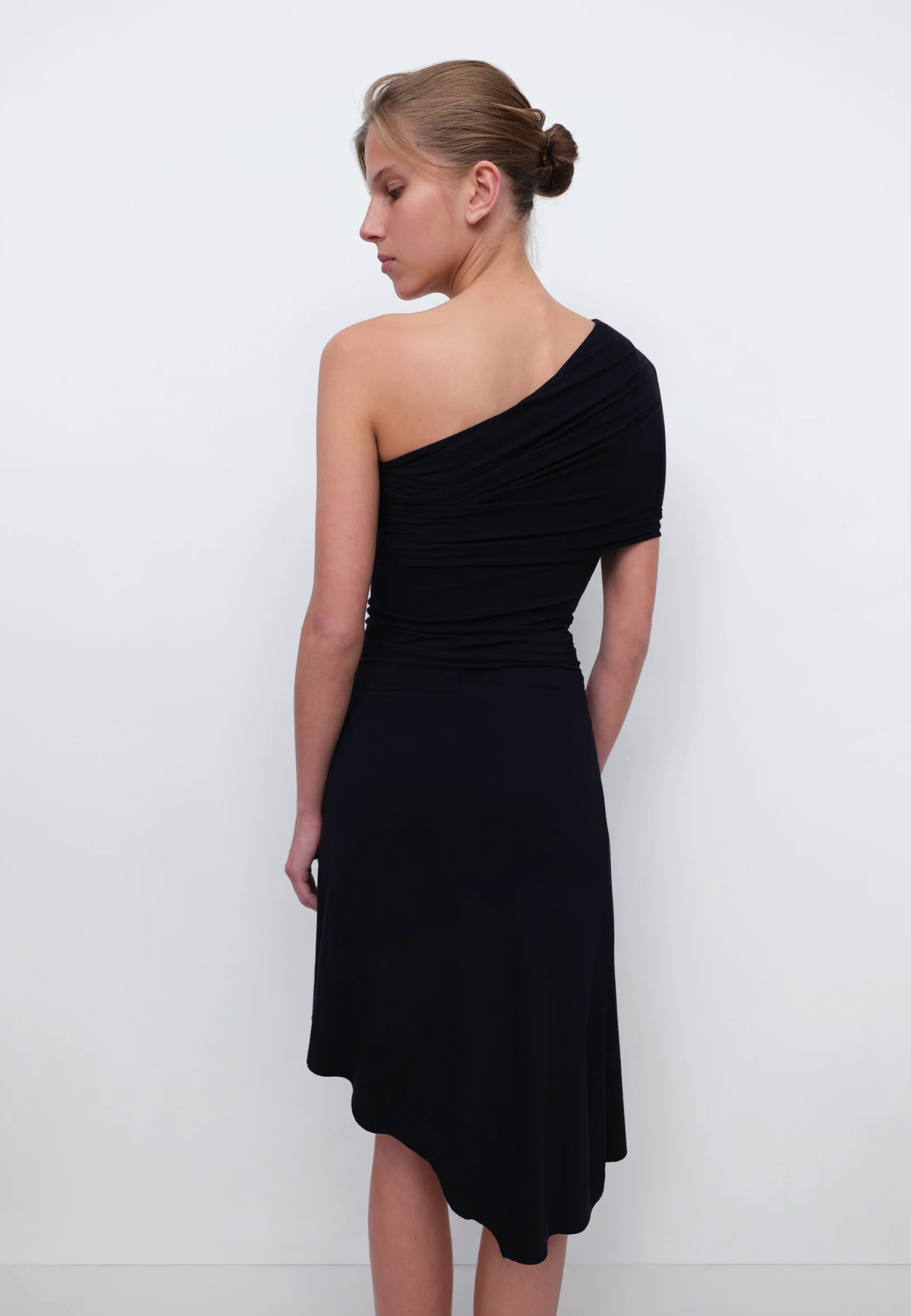 knee length dresses for ladies Lucia Midi Dress in Black