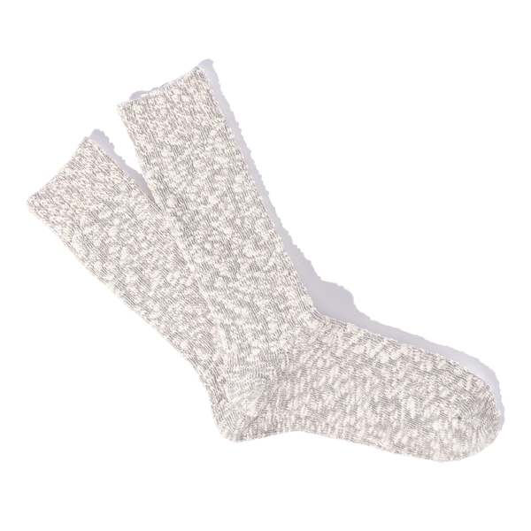 Anonymous Ism Light Weight Slub Crew Socks - M.Grey