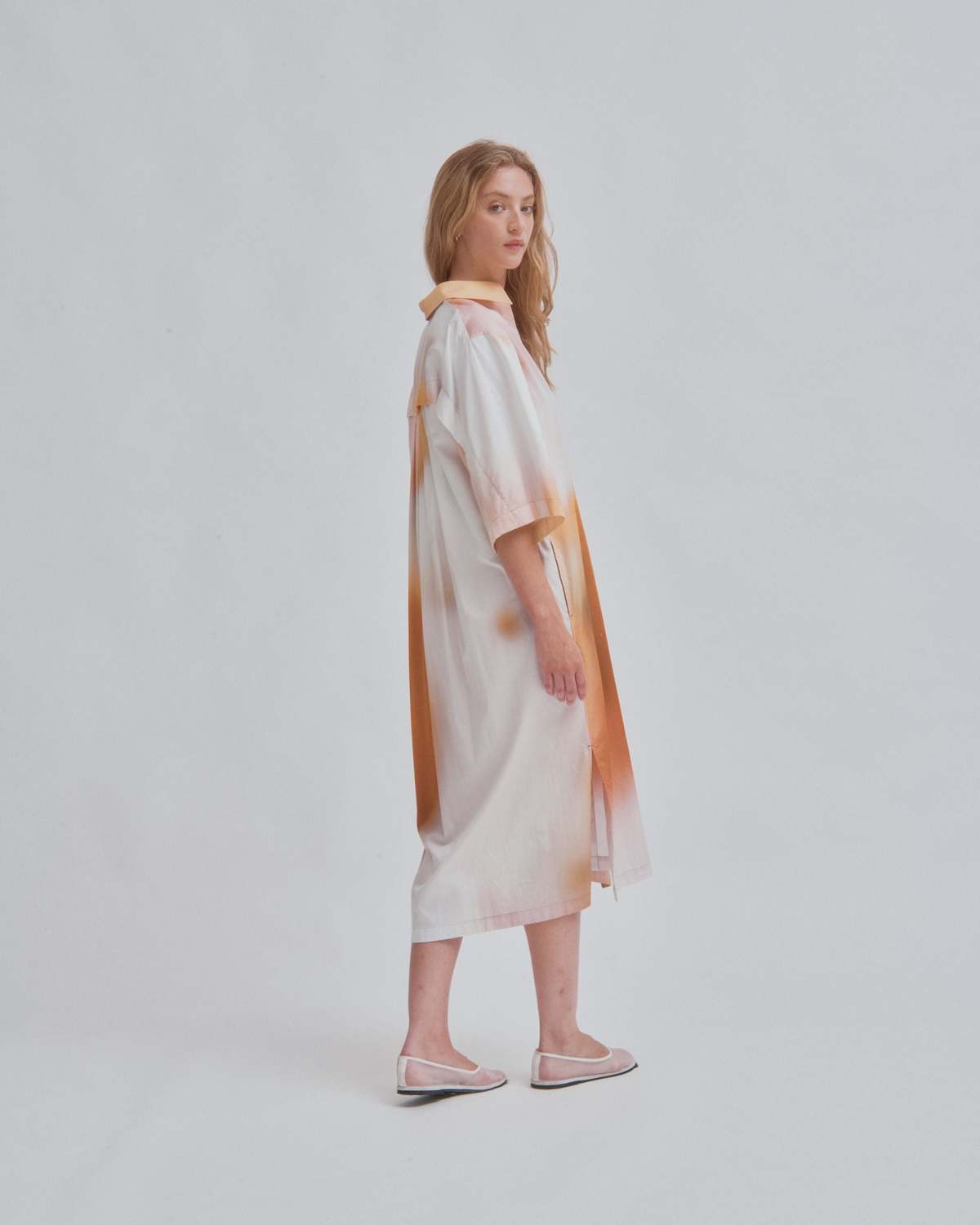 SAYAKA DAVIS NEW YORK Kaftan Shirt Dress - Print | Garmentory