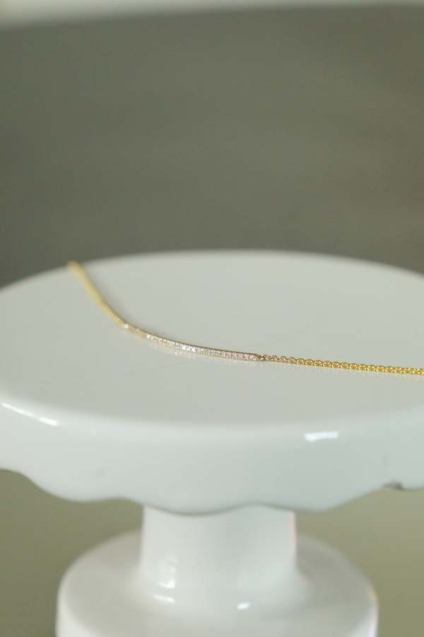 XIV Karats Bar Bracelet - 14k Yellow Gold XIV Karats Bar Bracelet - 14k Yellow Gold