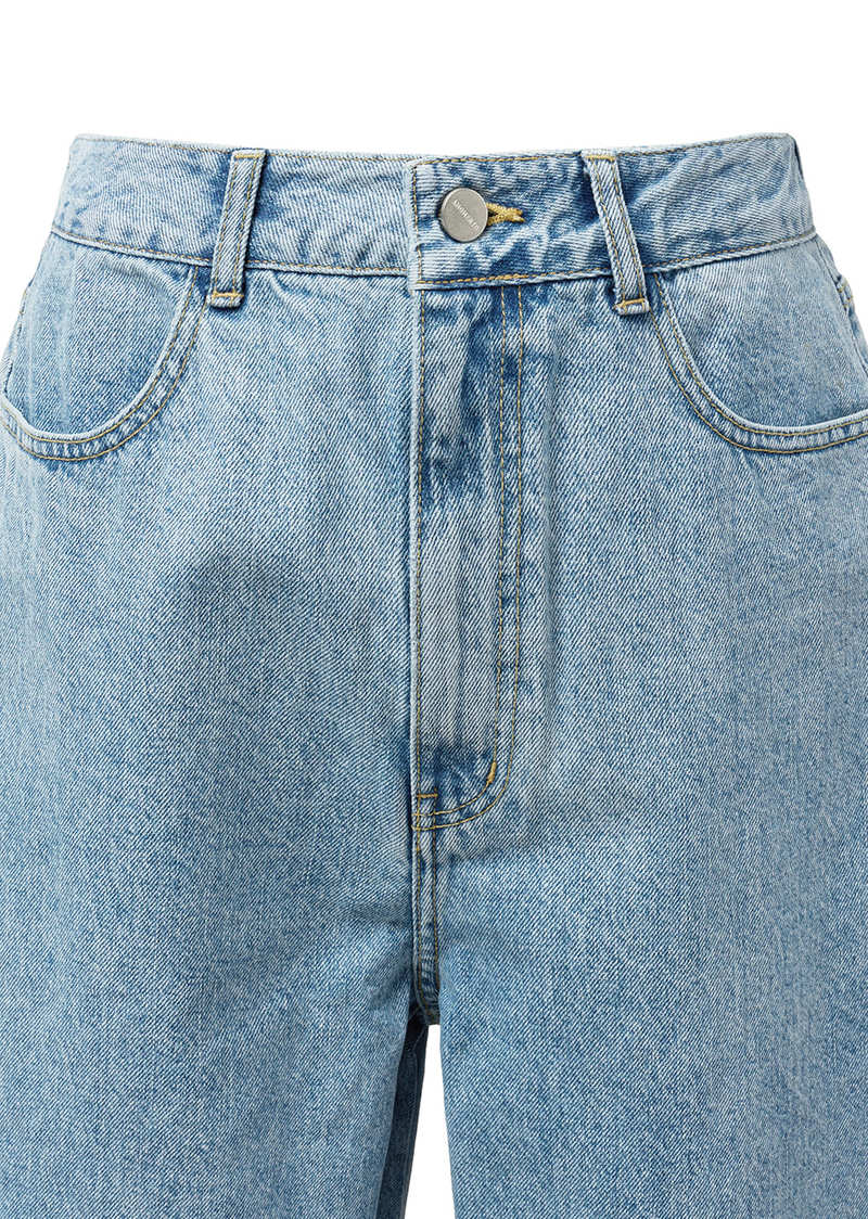 AMOMENTO Recycle Cotton Denim - Light Blue | Garmentory