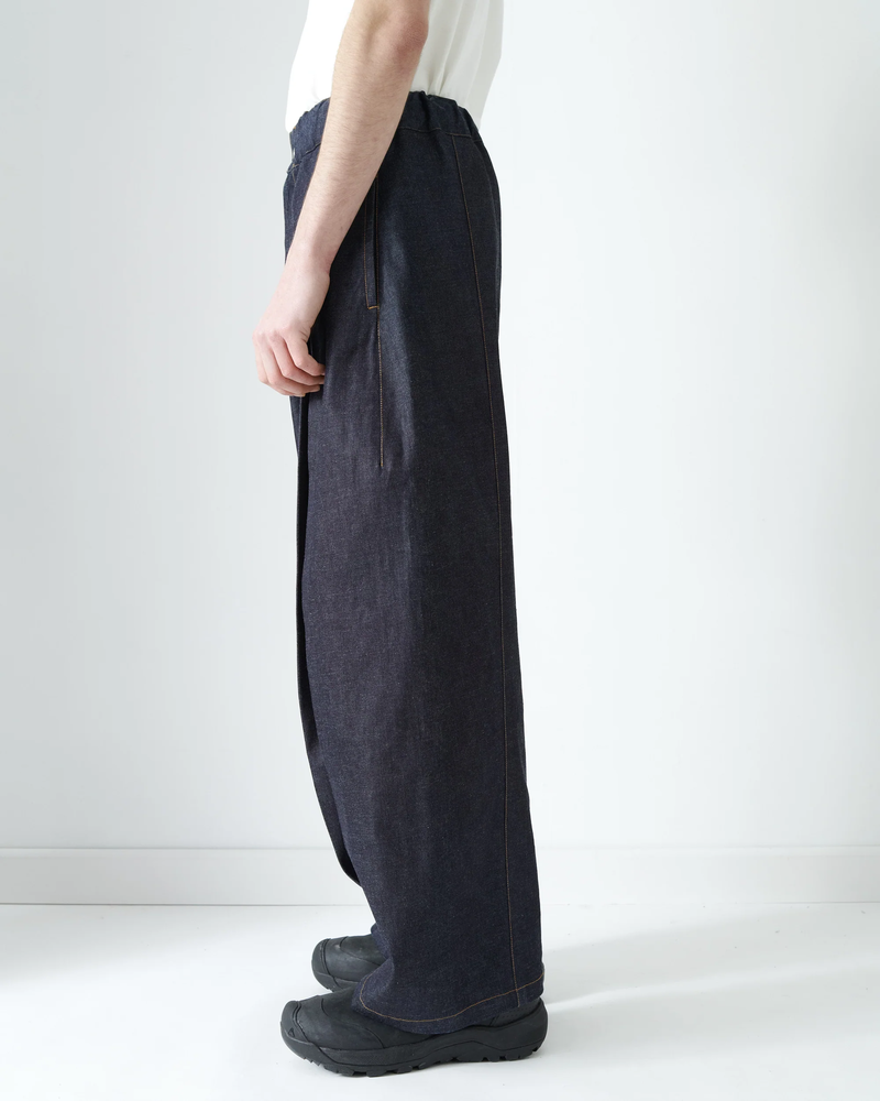 パンツ sage NATION BOX PLEAT TROUSER RAW DENIM SAGE NATION DENIM BOX PLEAT TROUSER