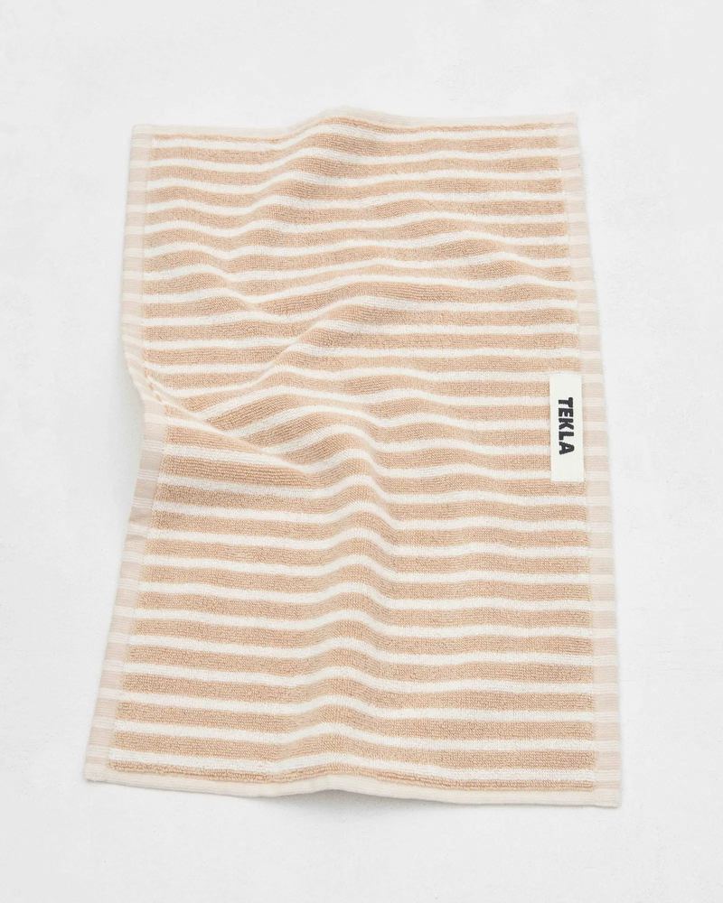 TEKLA Terry Towel - Ivory Stripes