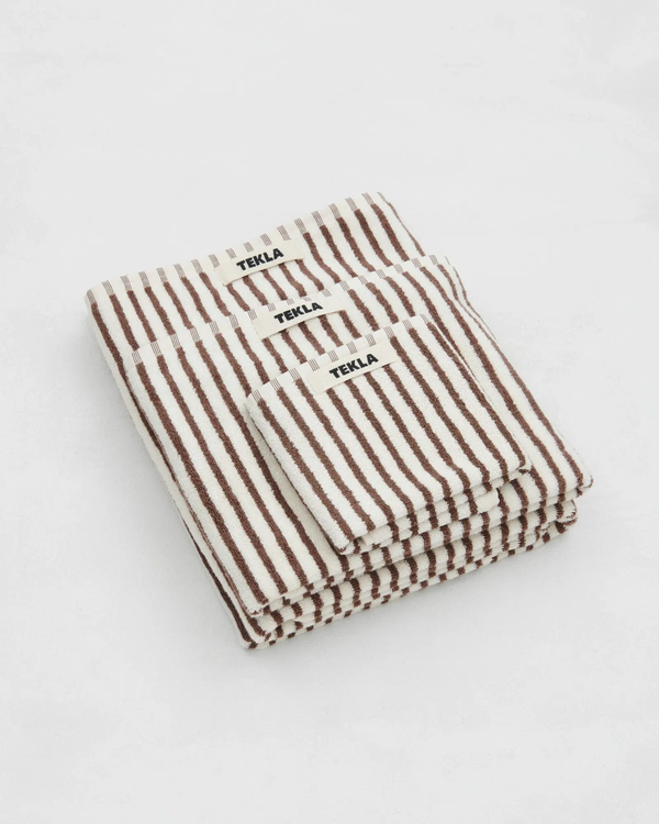 TEKLA Kodiak Stripes Terry Towel - Kodiak Stripes