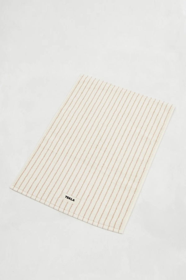 TEKLA Sienna Stripes Terry Bath Mat - Sienna Stripes