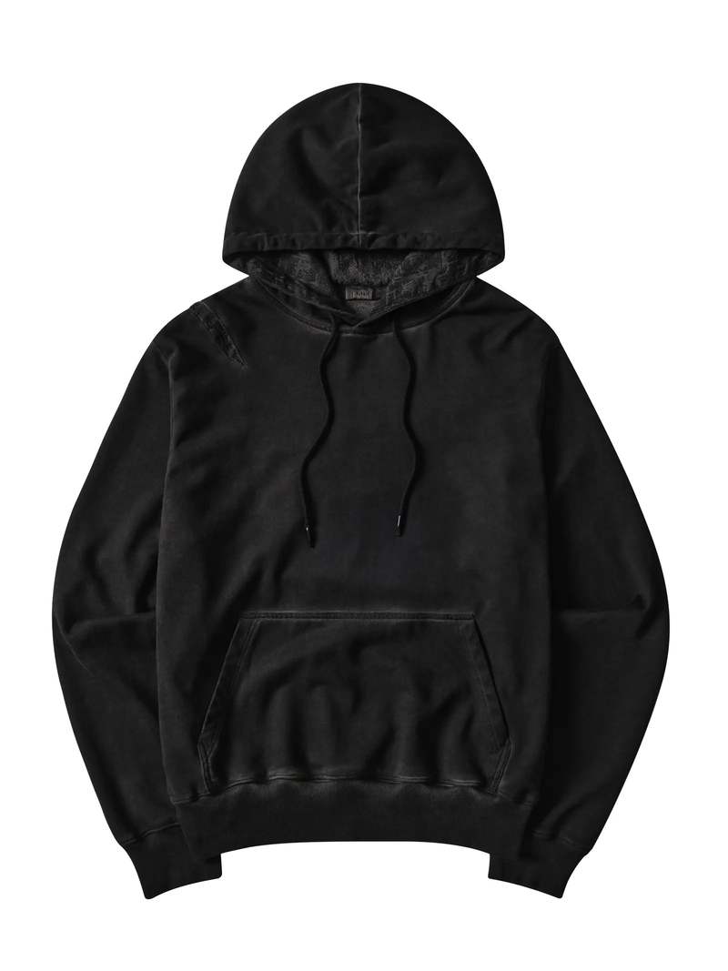 9090 KingLogoVintageDenim Hoodie black 黒 9090 KingLogoVintageDenim Hoodie black 黒