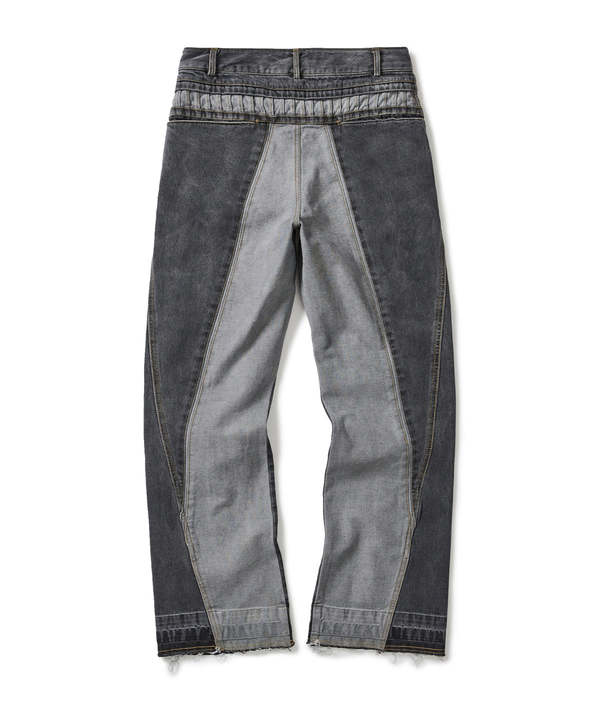 XLIM EP.7 03 TROUSERS デニム XLIM EP.7 03 Trousers - Charcoal Denim | Garmentory