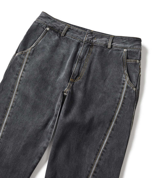 XLIM EP.7 03 TROUSERS デニム XLIM-Charcoal-Denim-EP-7-03-