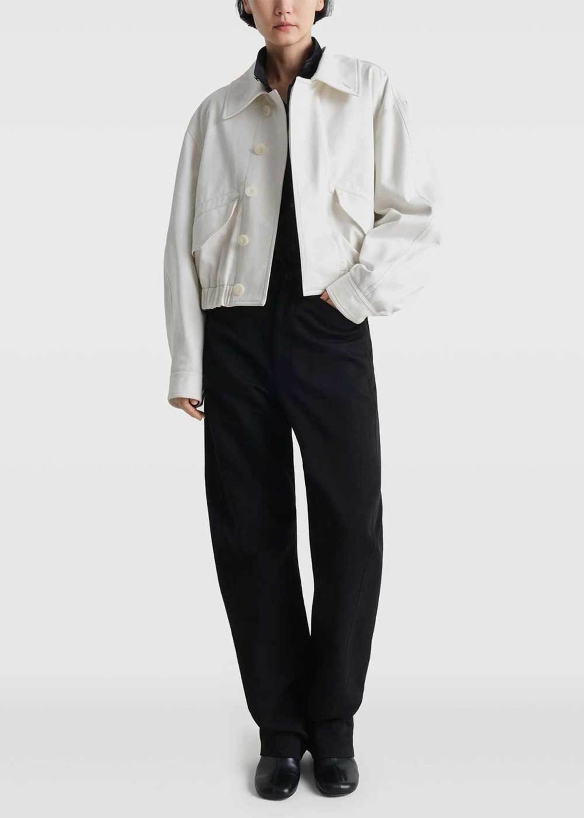 Lemaire Short Blouson - Creamy White | Garmentory