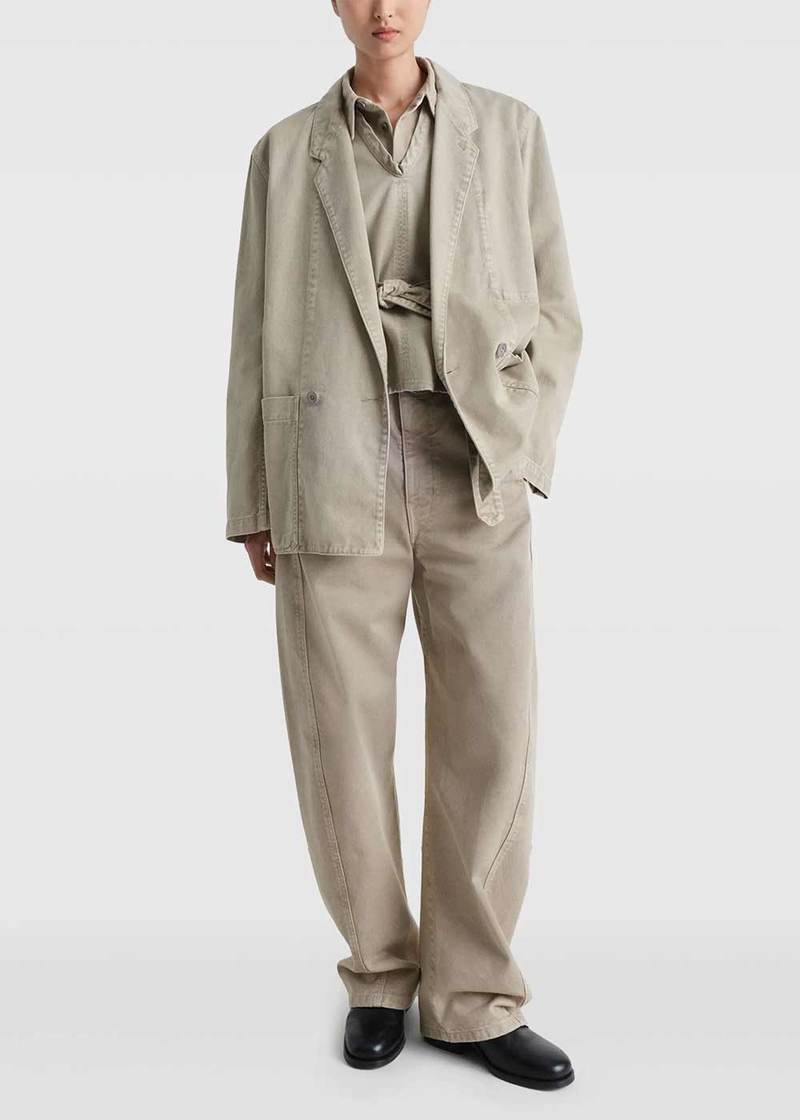 ジャケット・アウター LEMAIRE WORKWEAR BLAZER JA1062LD1002 Lemaire Workwear Blazer | Black | Canoe Club