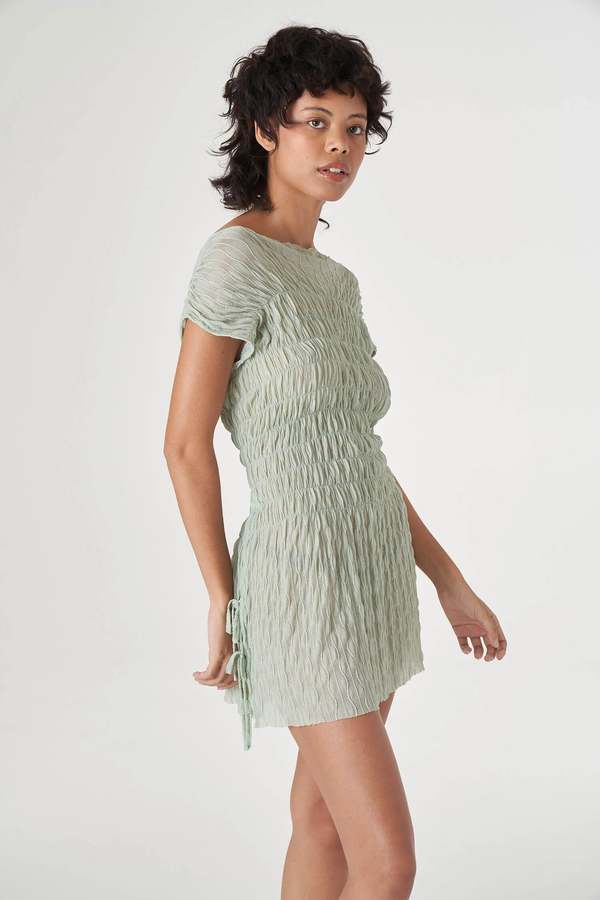 Second Skin Ruched Ross Mini Dress | Garmentory Second Skin Ruched Ross Mini Dress | Garmentory