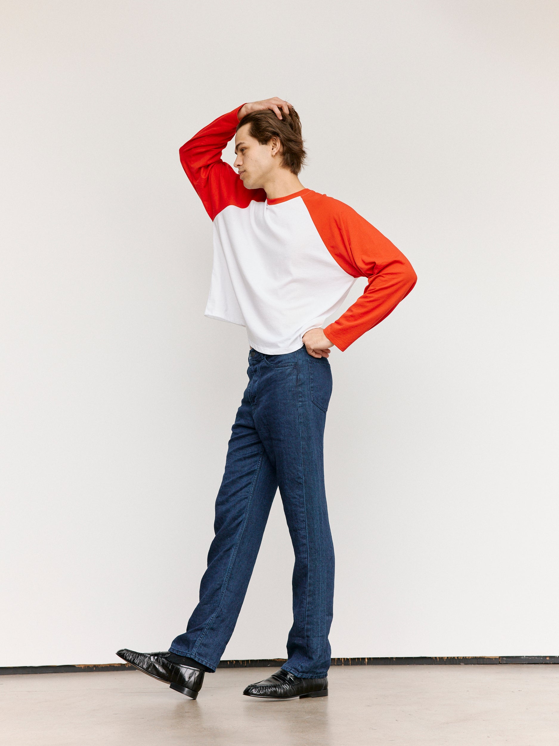 The Row Jameson Top - White & Tomato Red | Garmentory
