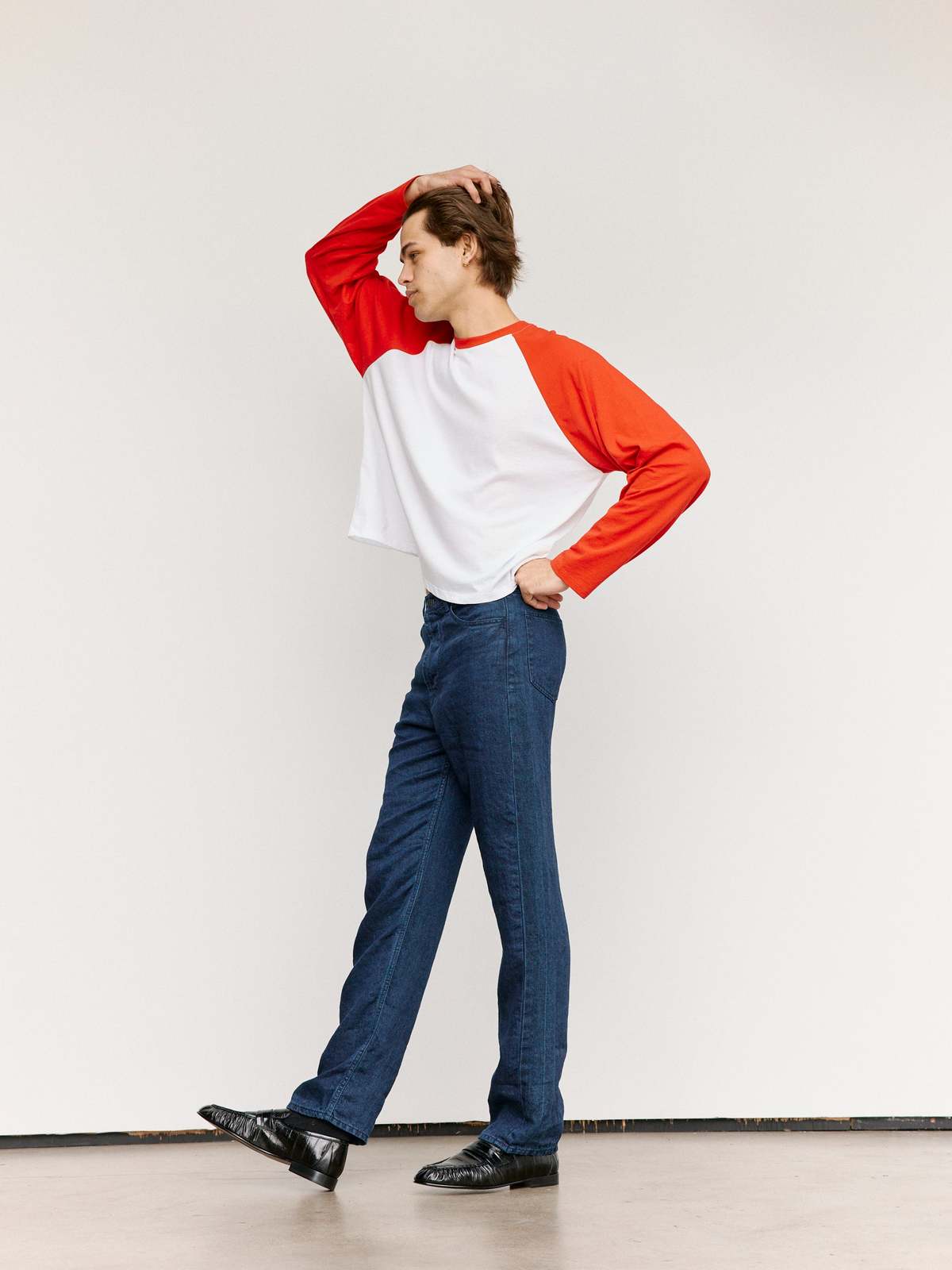 The Row Jameson Top - White & Tomato Red | Garmentory