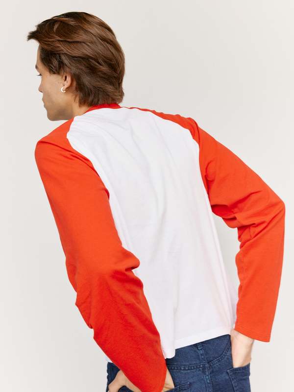 The Row Jameson Top - White & Tomato Red | Garmentory