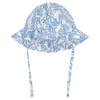 Petit Bateau Baby Hat - Porcelain Blue Cherry Print - Thumbnail 1