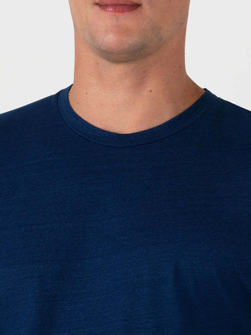 Sunspel Riviera T-Shirt - Real Indigo Sunspel Riviera T-Shirt - Real Indigo