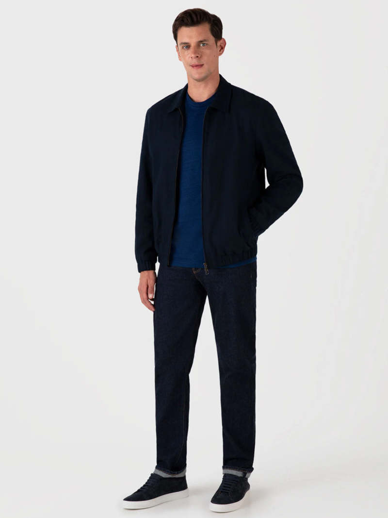 Sunspel Riviera T-Shirt - Real Indigo Sunspel Riviera T-Shirt - Real Indigo
