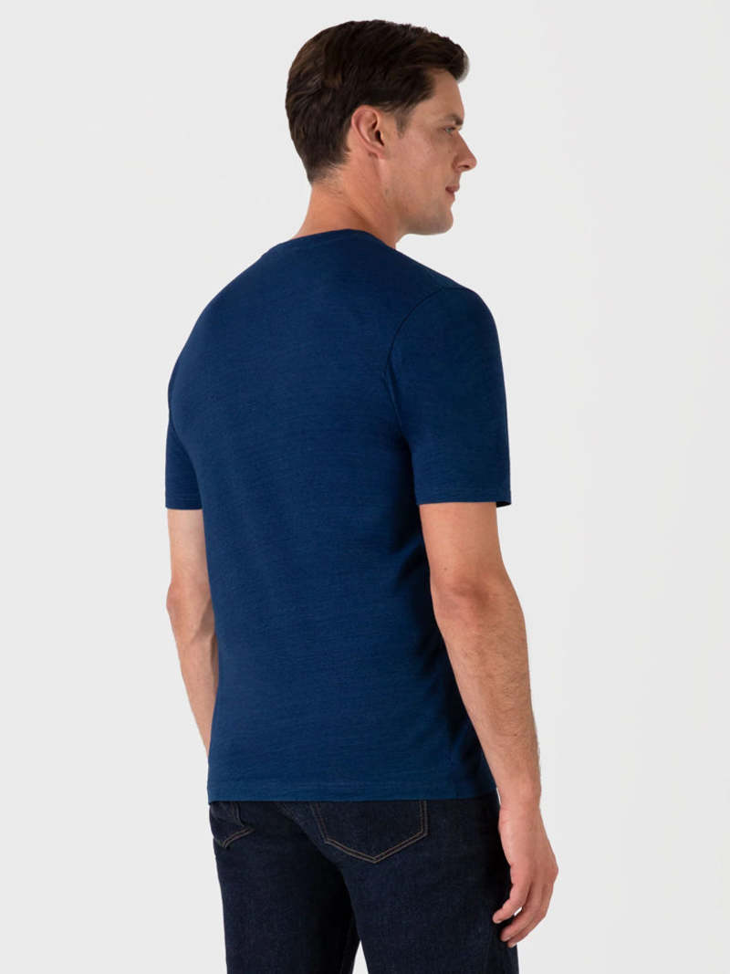 Sunspel Riviera T-Shirt - Real Indigo Sunspel Riviera T-Shirt - Real Indigo