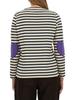 Saint James Tunic Top - Ecru Marine Violet - Thumbnail 2