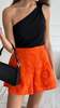 CHARLI Laina Broderie Shorts - Tangerine - Thumbnail 1