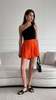 CHARLI Laina Broderie Shorts - Tangerine - Thumbnail 3