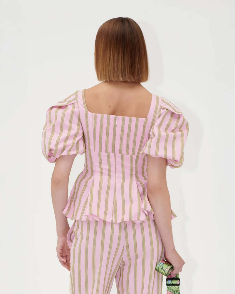 stine goya トップス STINE GOYA Cold-shoulder embellished taffeta top | THE OUTNET