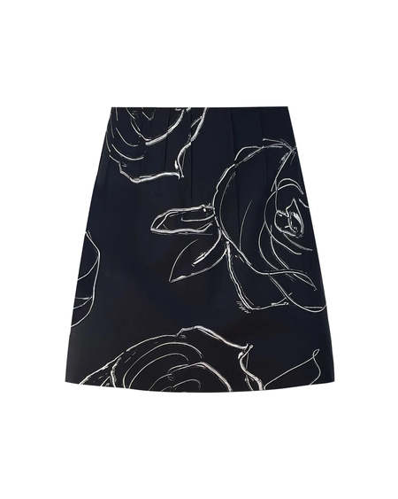 Marni Voluminous Skirt With Elastic Waistband - Black