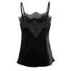 Krystell Barraza Onyx Silk Camisole - Black - Thumbnail 2