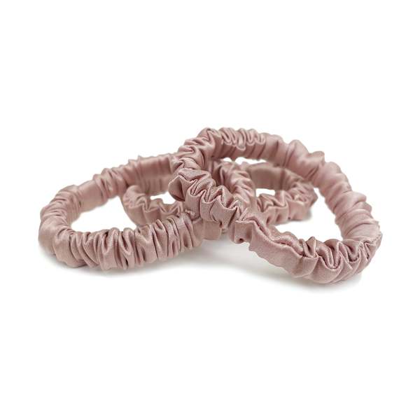 Krystell Barraza Rose Silk Hair Ties