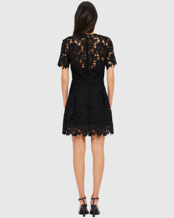 Leo Lin Margot Embroidered Lace Mini Dress | Garmentory Leo Lin Margot Embroidered Lace Mini Dress | Garmentory