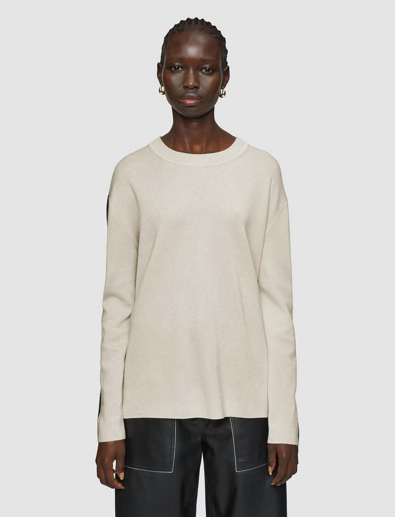 CLEMENTINE'S Joseph Knit Jumper - Quail/Black