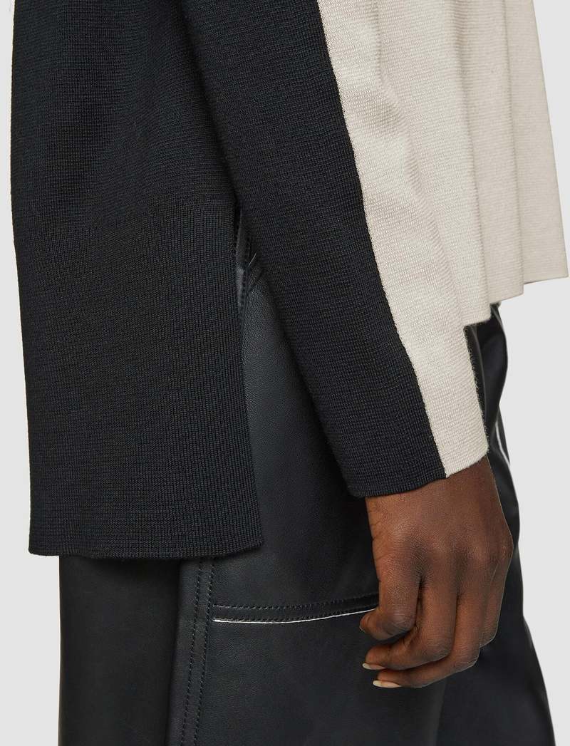 CLEMENTINE'S Joseph Knit Jumper - Quail/Black