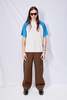 YMC Triple Raglan T-Shirt - Stone Blue - Thumbnail 2