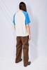 YMC Triple Raglan T-Shirt - Stone Blue - Thumbnail 4