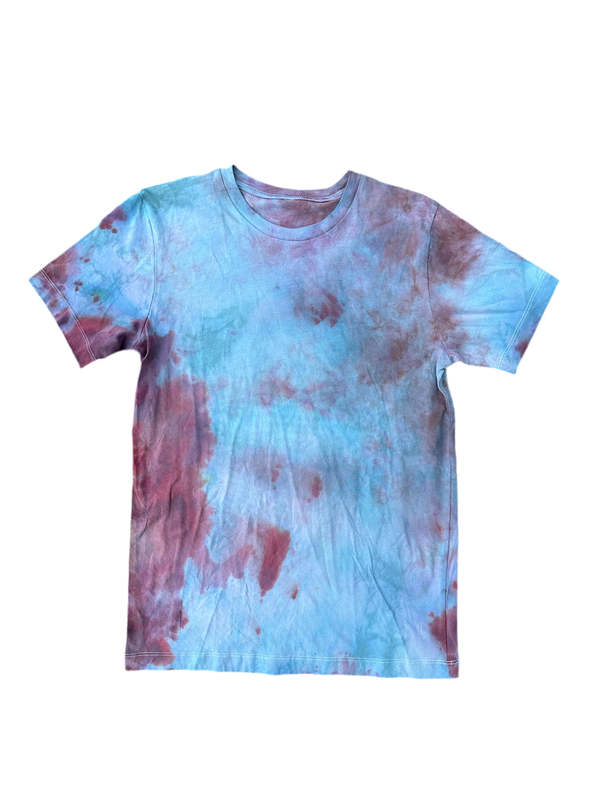 Audrey Louise Reynolds Egyptian Cotton Unisex Shirt - Walnut and Mineral Blue