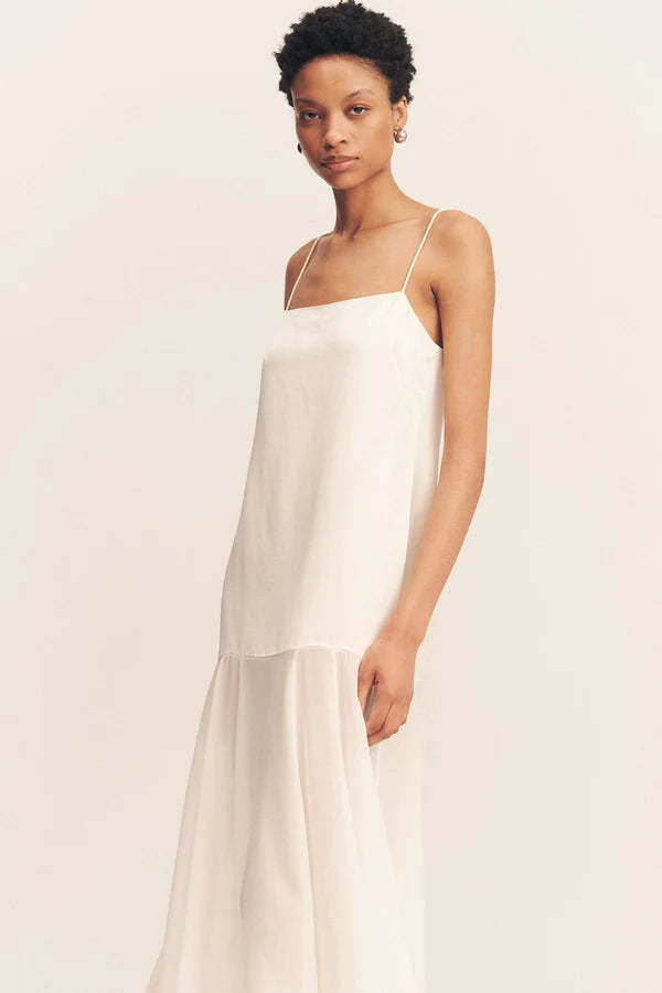 Shona Joy Moraya Dropped Waist Maxi Dress - Ivory | Garmentory