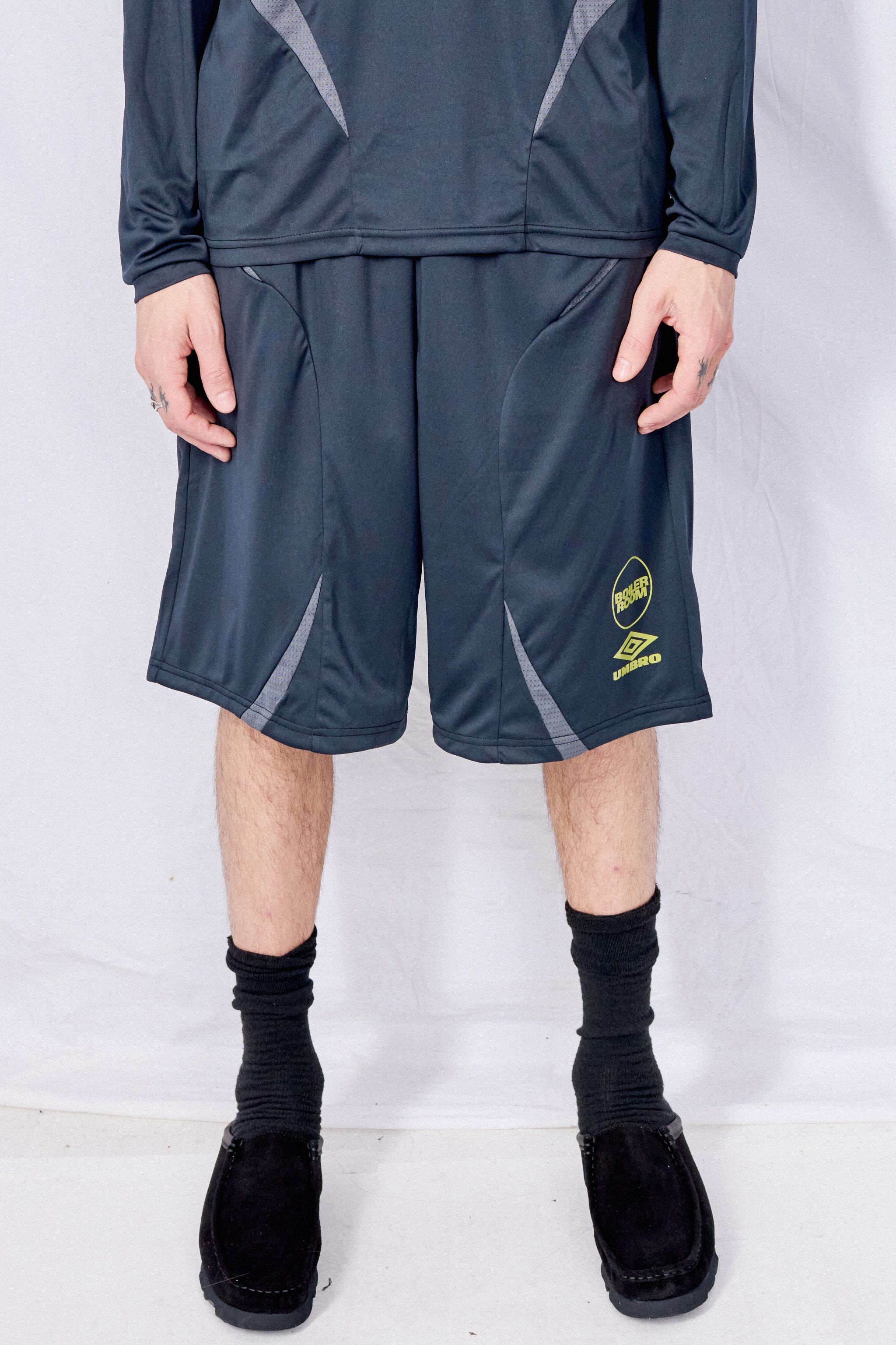 Boiler Room x Umbro Football Short - Black | Garmentory