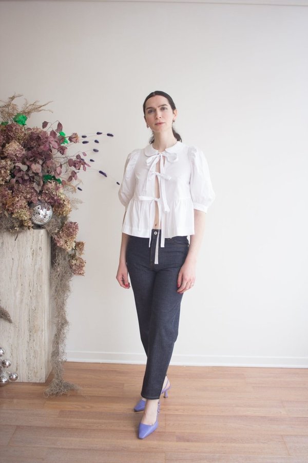 Eliza Faulkner Georgie Blouse - White