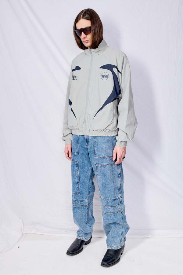 Boiler Room x Umbro Shell Tracktop - Grey | Garmentory