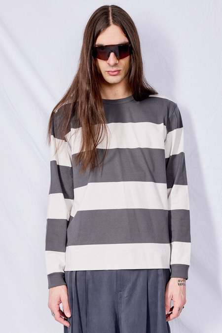 Tシャツ・カットソー YMC SS23 PJ SHIRT (P2UAN_BROWN) YMC Pj Shirt | italist