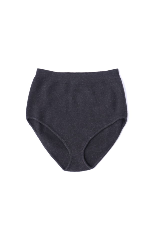 Lauren Manoogian Rib Brief - Black Melange