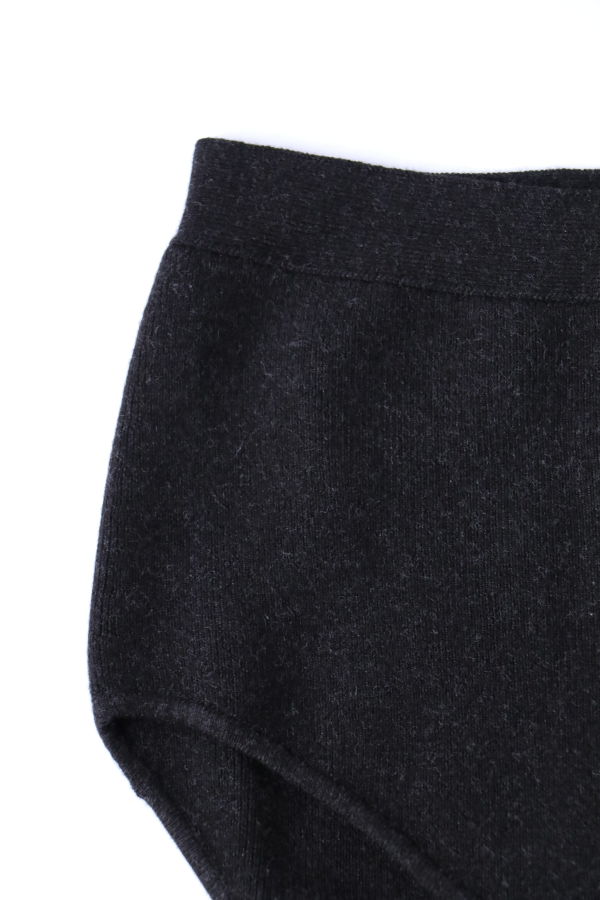 Lauren Manoogian Rib Brief - Black Melange