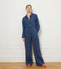 Loup Spencer Cargo Zip Jumpsuit - Indigo - Thumbnail 1