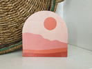 Feather and Birch Nature Modern Arch Set - Moon and Mountain - Thumbnail 3