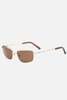 lu goldie Yuki Sunglasses - Coffee - Thumbnail 4