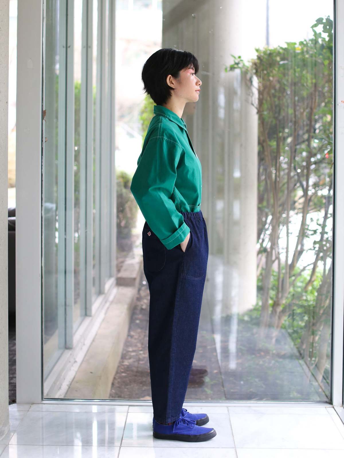 パンツ DANTON WOMEN'S DENIM EASY PANTS DANTON WOMEN'S DENIM EASY PANTS