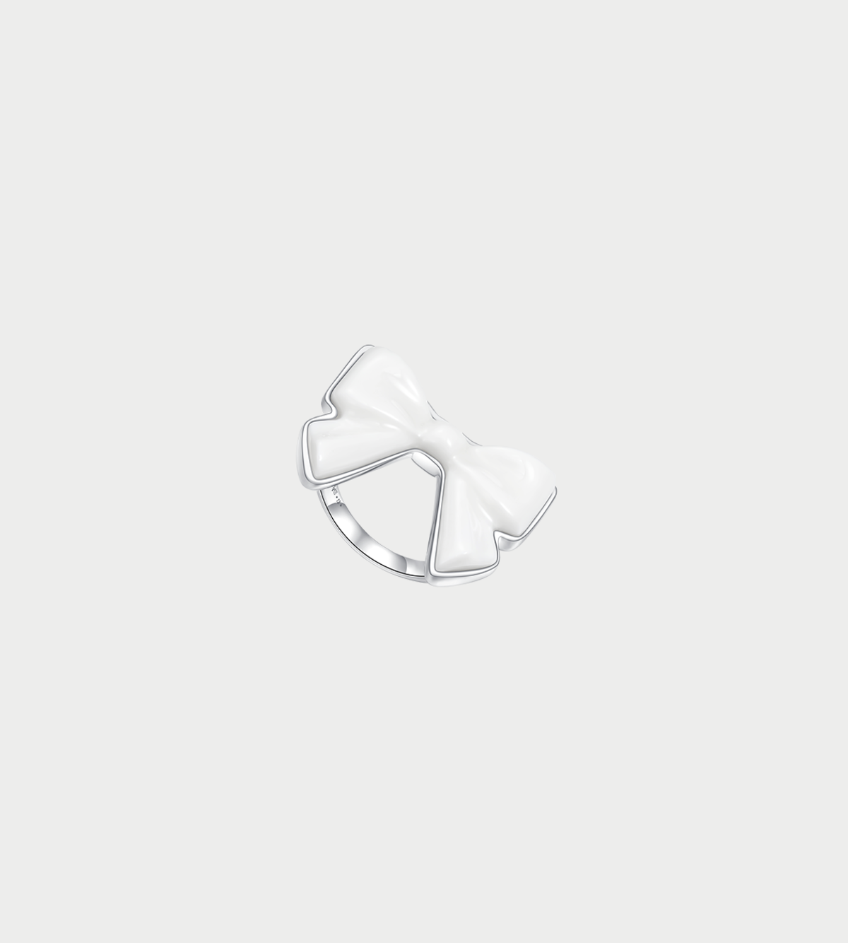 Ceramic-Bowknot-Ring-White-