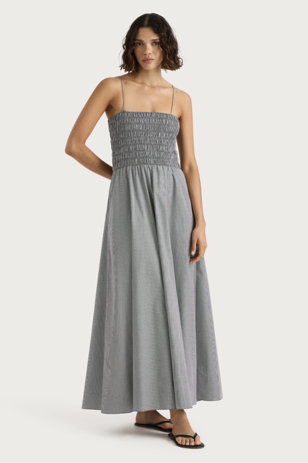 fitted lace wedding dress Faithfull the Brand Lida Maxi Dress – MERAKI Boutique main image 0
