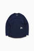 and wander Dry Jersey Raglan Long-Sleeve Tee - Navy - Thumbnail 5