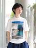 and wander Glacier Printed T-shirt - White - Thumbnail 1